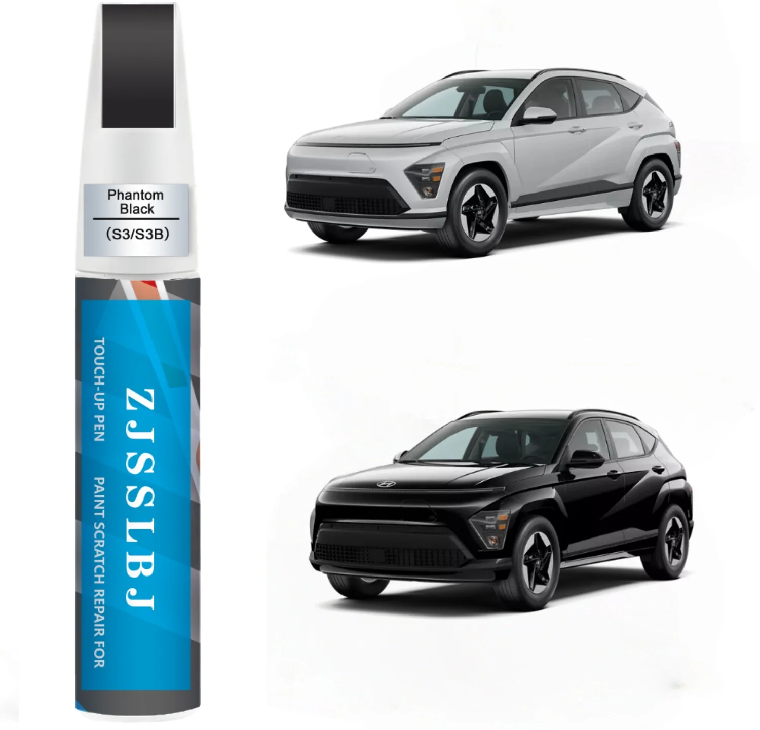 

Car Touch Up Paint for Hyundai, Car Paint Scratch Repair Kit, Quick & Easy Solution to Repair, 2 in 1 Scratch Remover Pen with C
