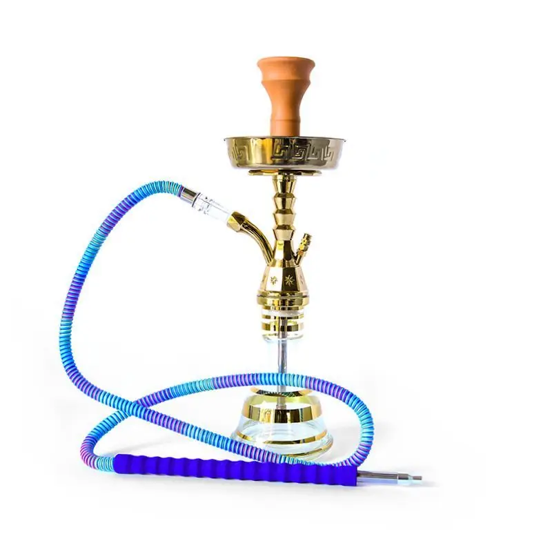 Single tube hookah portable