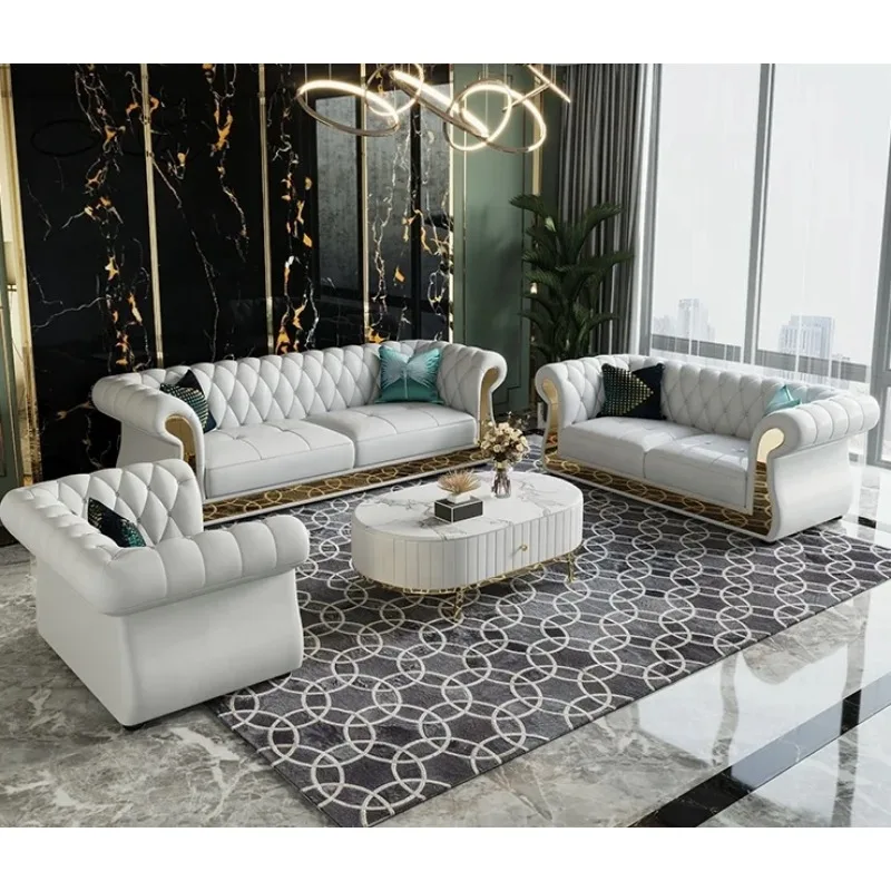 Modern living room corner sofa set furniture