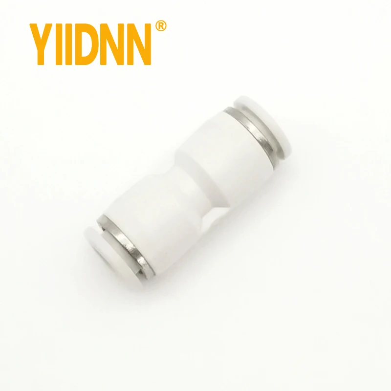 空気圧継手ホースコネクタチューブプラスチックジョイントコンプレッサープッシュインクイックリリースパイプ（4mm、6mm、8mm、10mm、12mm PU継手用）