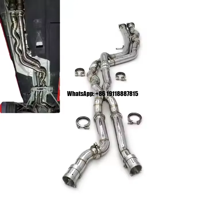 BSK Stainless Steel Equal Length Mid Pipe for BMW M2C/M2 Competition S55 F87 3.0T 2018-2023 Car Parts Escape Exhaut System