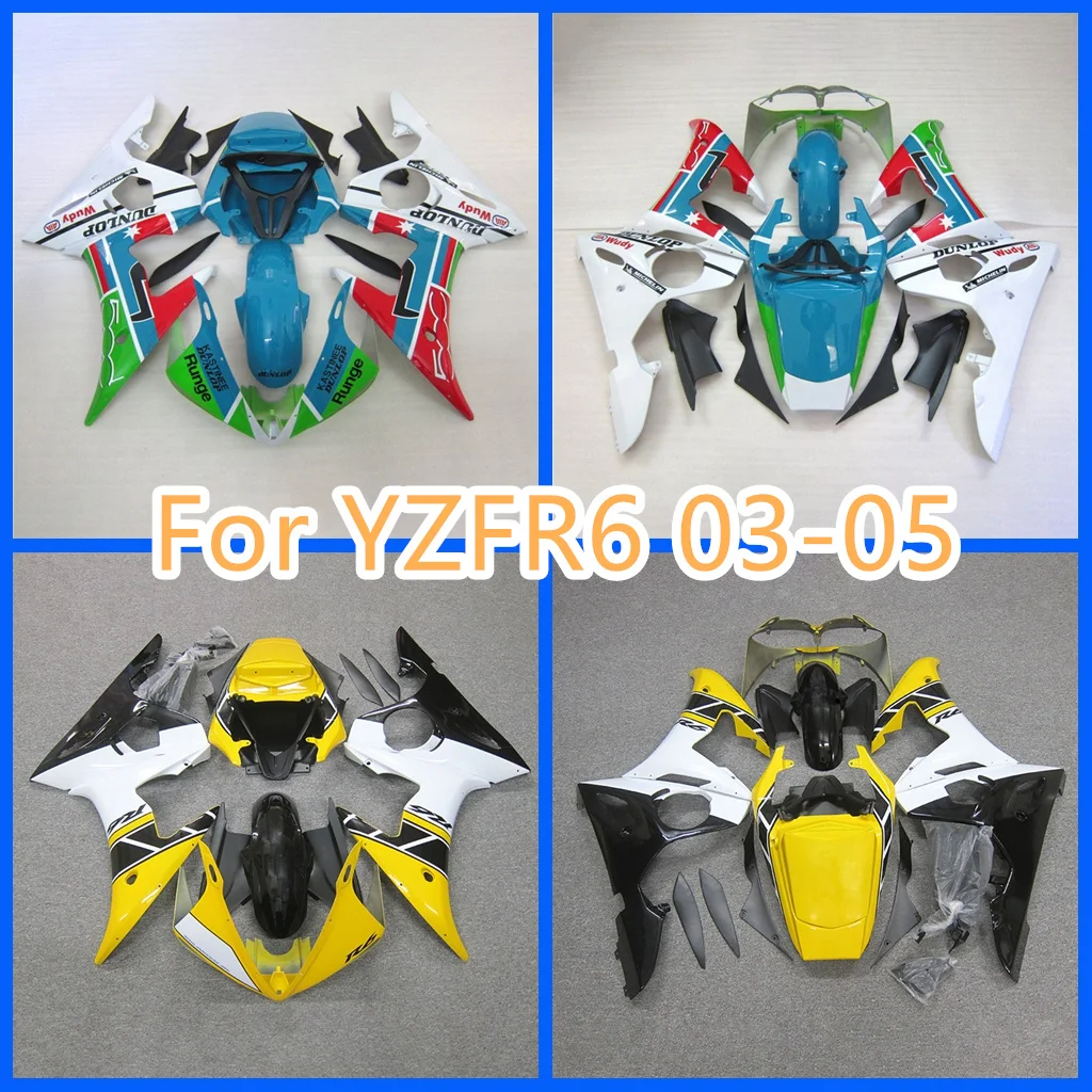 

Высококачественный комплект обтекателей ZXMT для YAMAHA 2003 2004 2005 YZF-R6 YZF600 YZFR6 03 04 05, детали кузова для шоссейных гонок и спортивных велосипедов