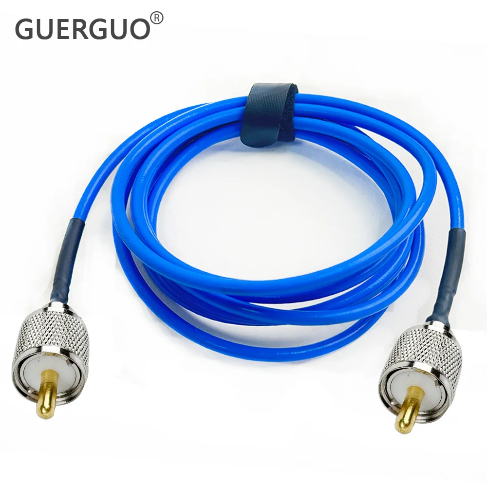 

Connector PL259 UHF Male to SO239 UHF Female RF Adapter RG402 Cable Semi-Flexible 50Ohm RF Coaxial Pigtail Extension Cord Jumper