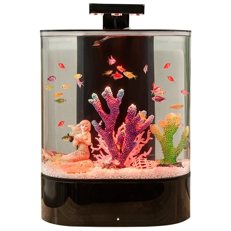 

Sall Square Jellyt Acrylic Living Room Aquarium Display with Plastic Material