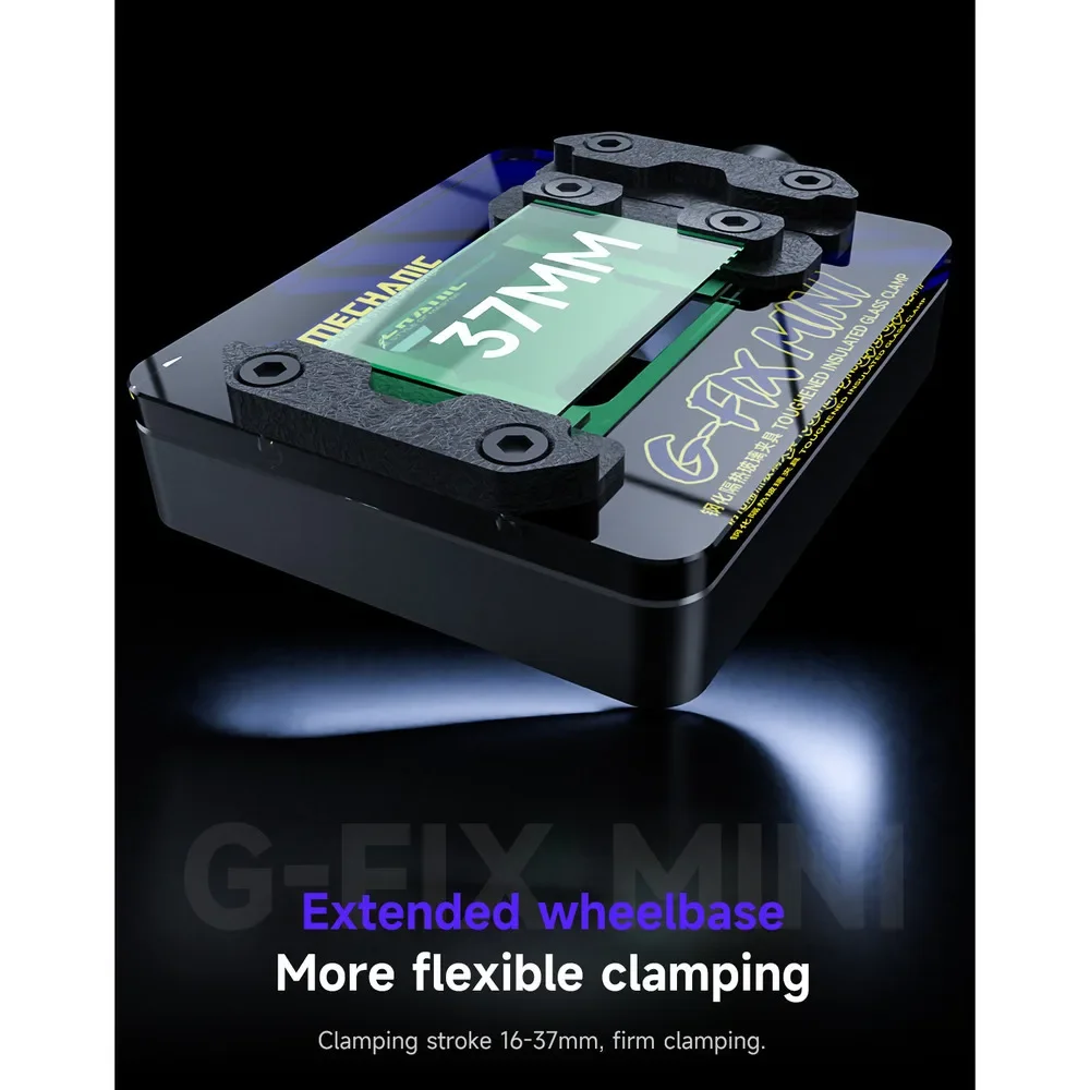 

MECHANIC G-fix Mini PCB Bracket Clamping Stroke Is 16-37mm, Which Is Suitable For All Kinds Of Motherboard Clamping Functions.