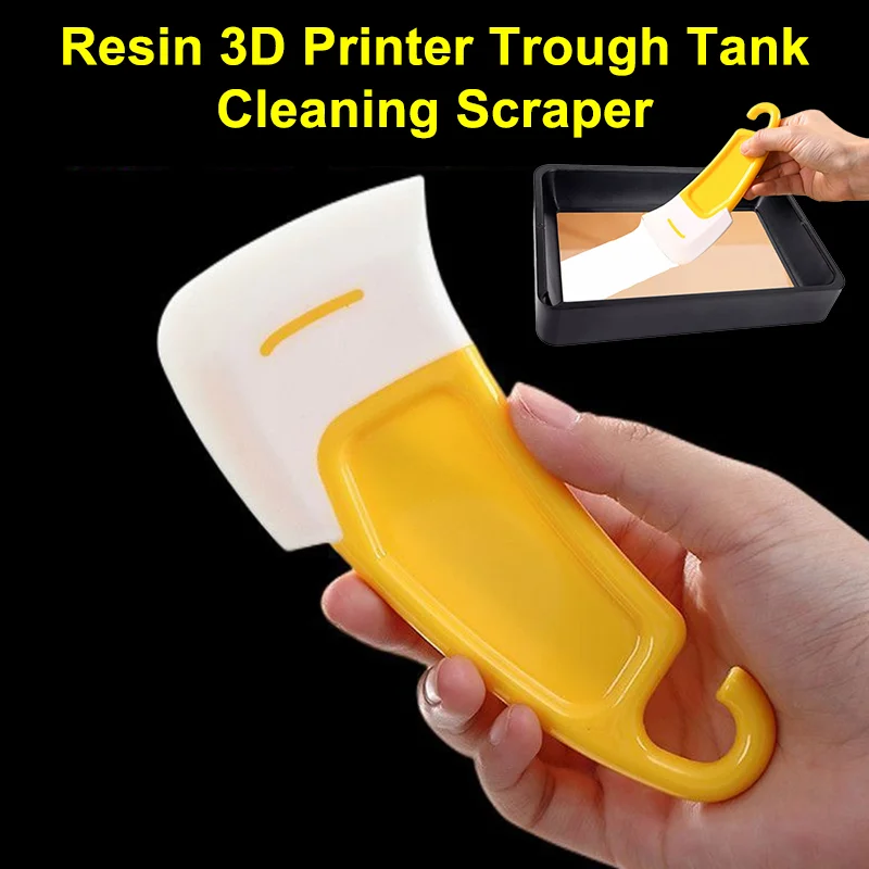 1Pcs 2/5/8Pcs Light-Cure Resin Trough Scraper, Essential 3D Printer Gear