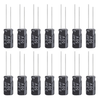 3.3uF 50V 5x11mm Electrolytic Capacitor 3.3 UF MFD 50 Volt 0.2x0.43in Aluminum Capacitors (Pack of 15)