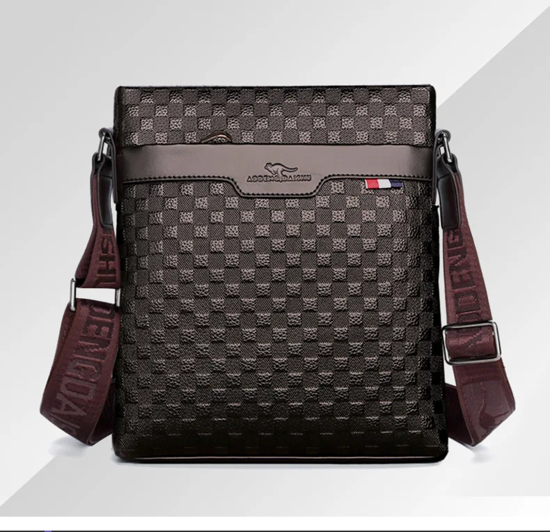 Echte Oberschicht aus Rindsleder für Herren, einzelne Umhängetasche, 2025, neuer Stil, männlich, lässig, Business-Tasche – Detail 19