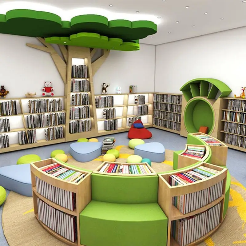 

Reading Area School Library Rest Area Arc Shaped Book