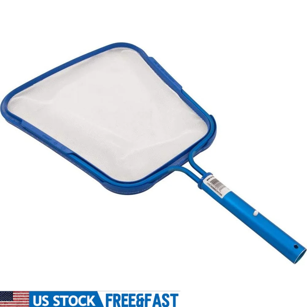 

Heavy Duty Leaf Skimmer Swimming Pools Professional Grade Aluminum Rod 3/8 Inch Durable Pool Cleaning Tool