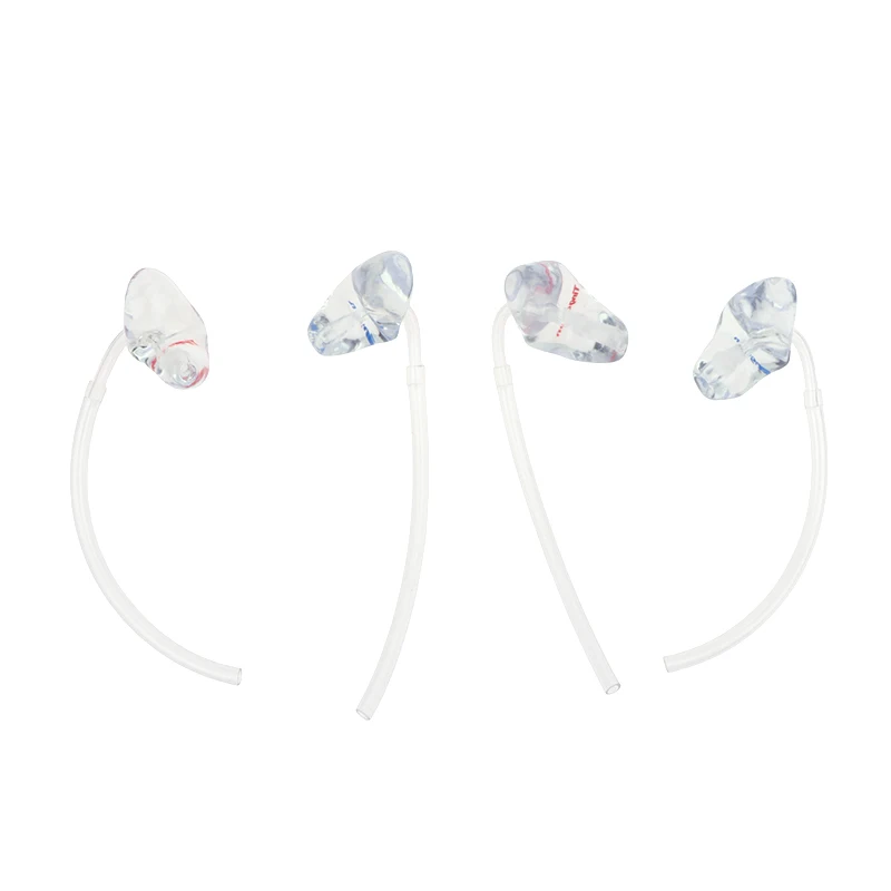 Universal Hard Earmold Earplugs With Tube Connector For Hearing Aid Manufacturing Accessories