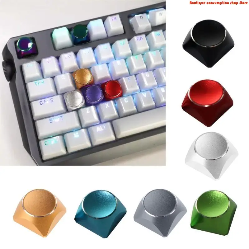 L9NA Keyboards 1Keys Aluminum Alloy Keycaps XDA Profile for Keyboards Switches