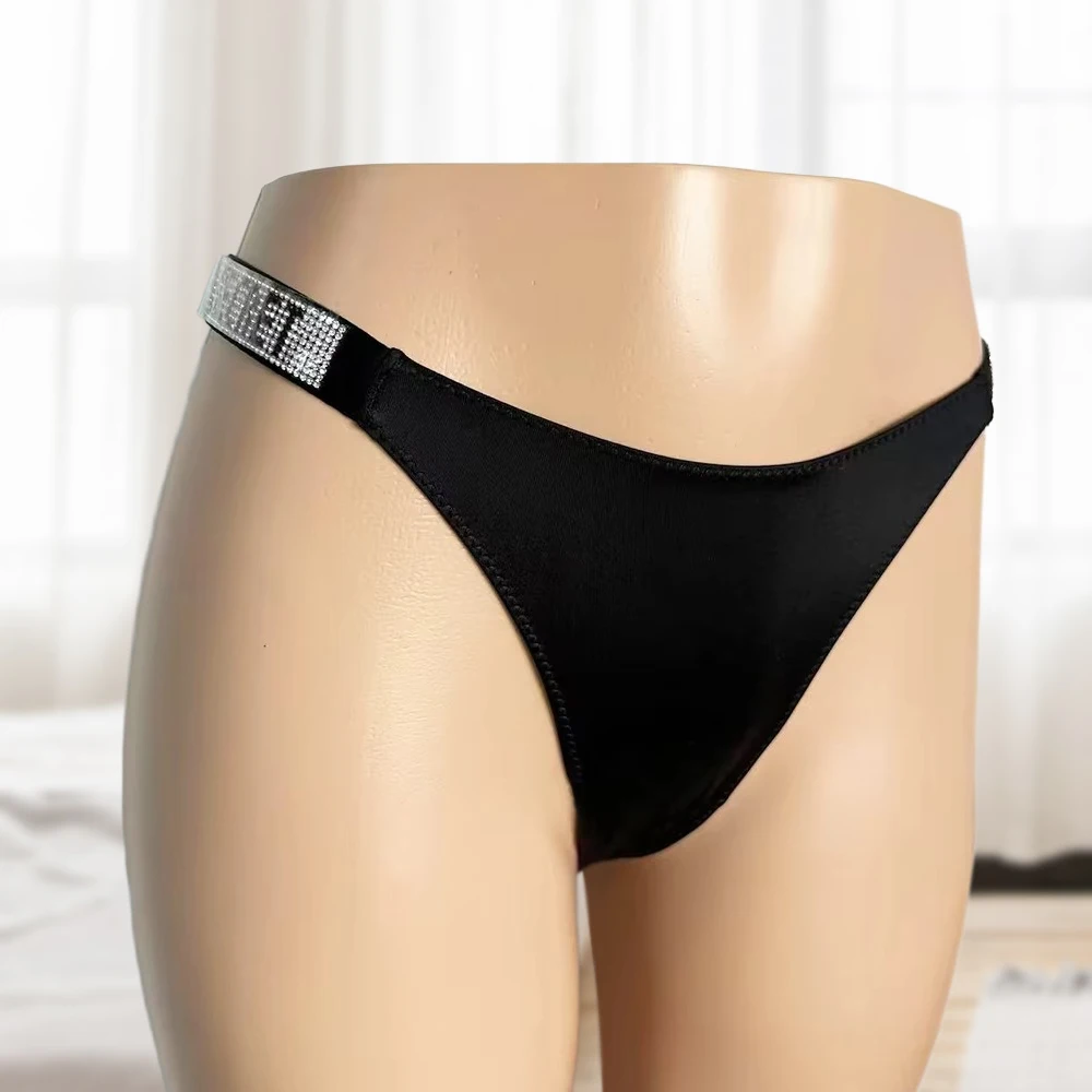 Victoria Secret Shine Script Thong Very Sexy Women Underwear Panty Sexy Lingerie Hot