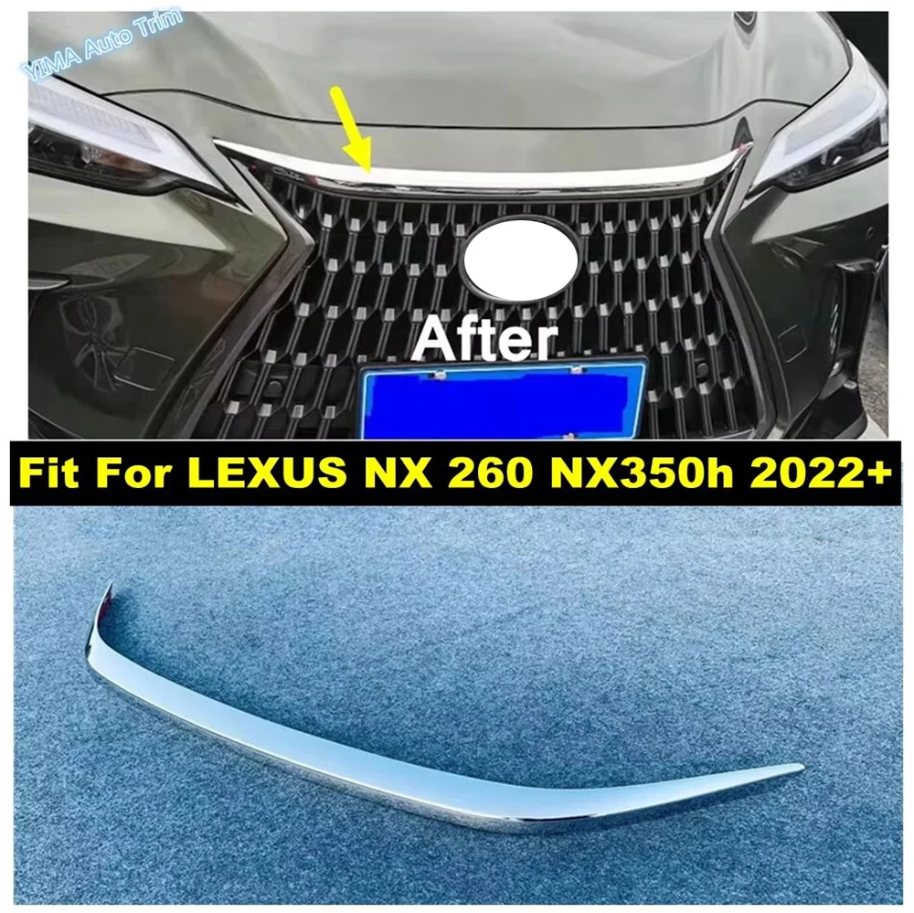 

Front Hood Engine / Door Body / Rear Trunk Lid Decoration Cover Trim For LEXUS NX 260 NX350h 2022 2023 2024 2025 Car Accessories
