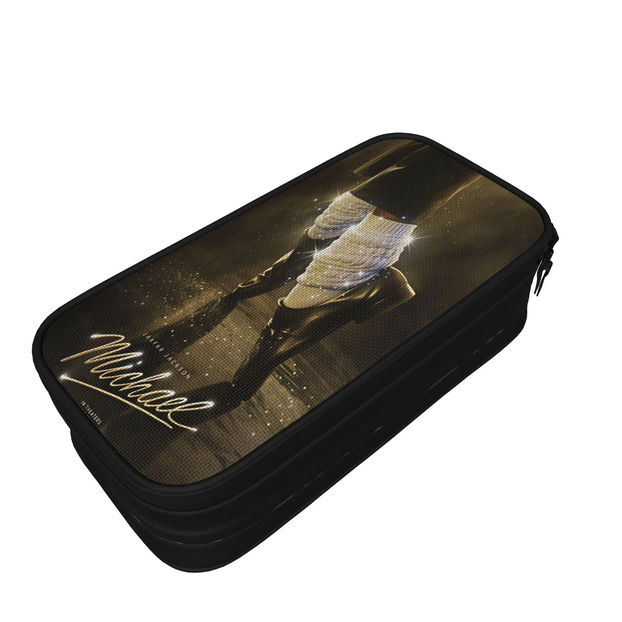Michael Jackson Pencil Case  School Pencil Cases Zipper Girls Boys Kawaii Portable Pencil Bag School Stationery