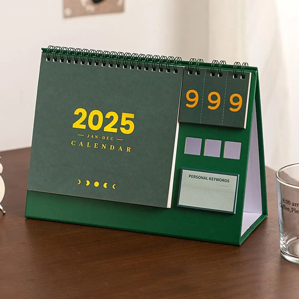 

2025 Simple Deaktop Calendar Wall Calendar Daily Weekly Monthly Planner Paper Hanging Calendar Gift Home Decor