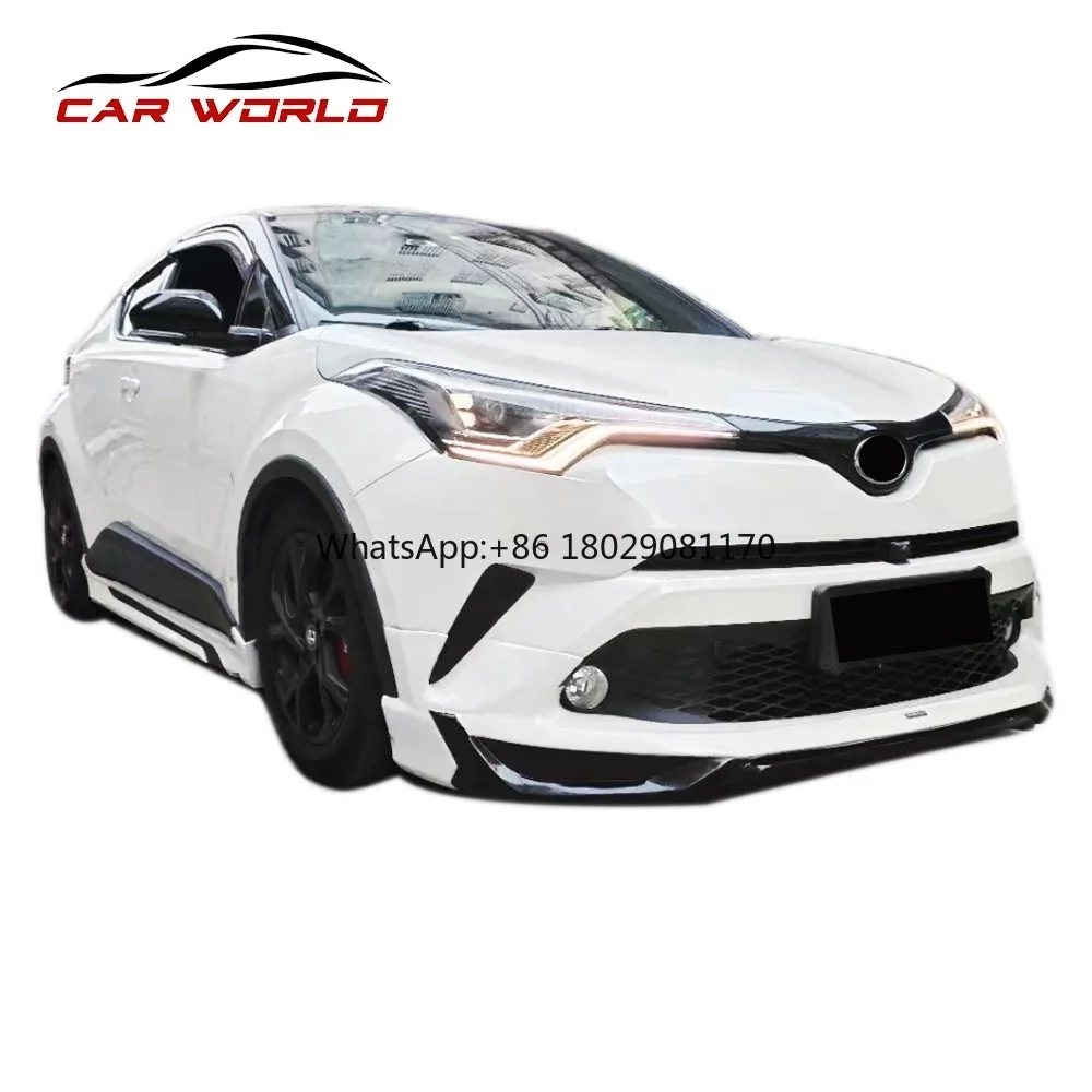 Car Bodykit For 2018-2020 c-hr  Car Lips For Toyota chr Car Bumper For Toyota C-HR c-hr PP Material