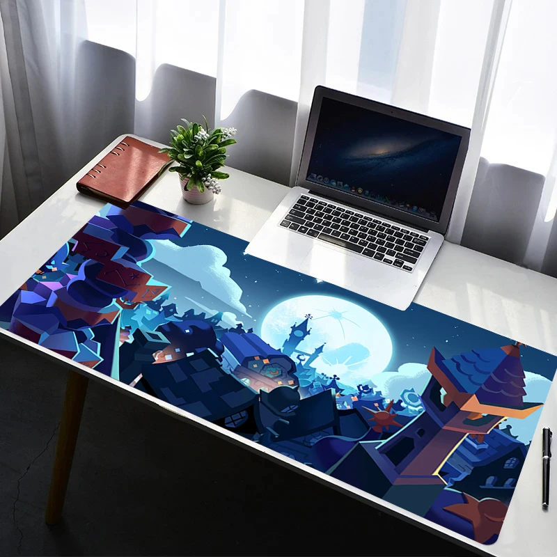 

Mouse Pad Laptop Rubber Extended Desktop Mat Computer Gamer HD Cookies Run Kingdom Mousepad PC Gaming Accessories Keyboard Pad