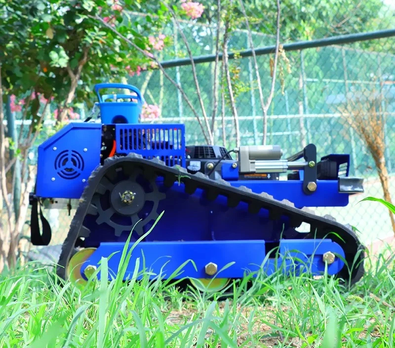 Manufacturer Low Price Cordless Automatic RC Lawn Mower Petrol Power Source Adjustable Cutting Height Golf Course Industrial DIY