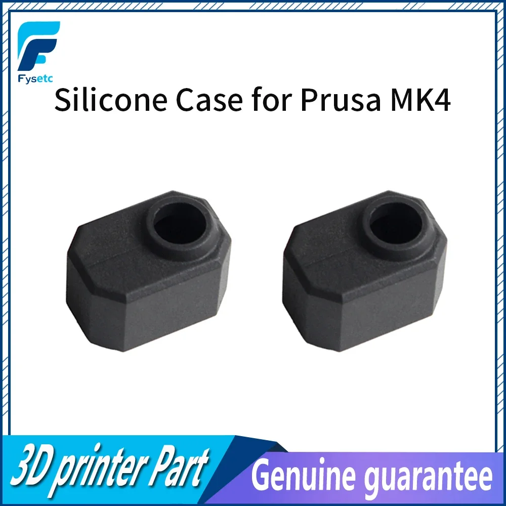 Juste en silicone pour imprimante 3D Prusa MK4, noir, haute température, tête, extrudeuse Hotend, chaussettes de nuit, accessoires