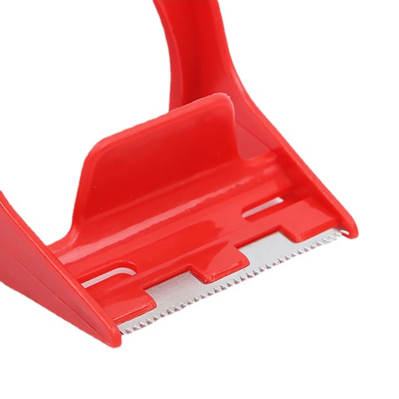 Adhesive Tape Dispenser Tape Cutter Simple Box Sealing Machine Tape Holder Convenient Iron Tooth Plastic Packing Tape Seat 48mm