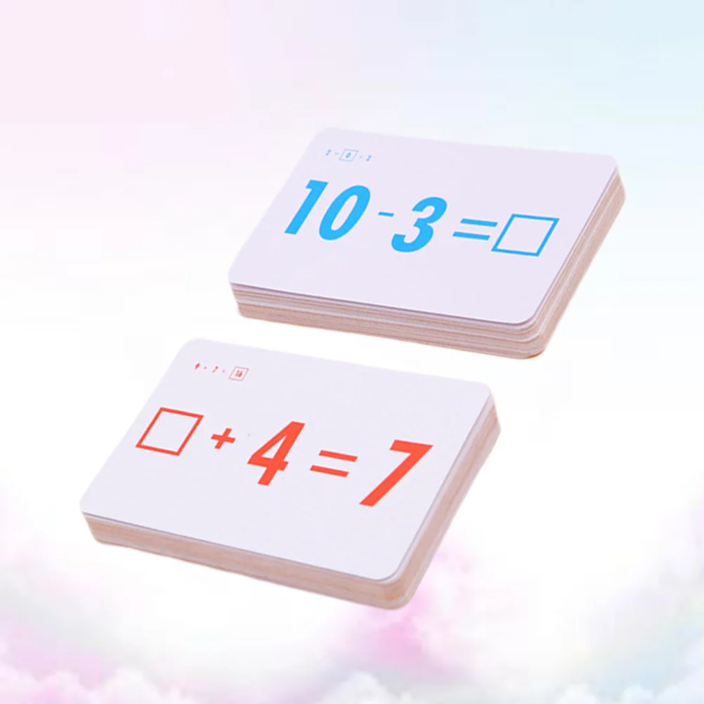 

54 шт. испанские развивающие арифметические карты для детей раннего обучения, сложение, вычитание, номера, красочные карты, школьные принадлежности, подарки