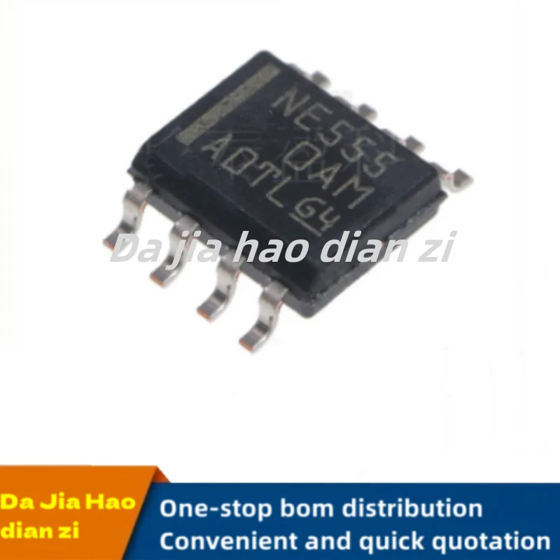 50pcs/lot NE555 NE555DR SOP-8 programming oscillator ic chips in stock