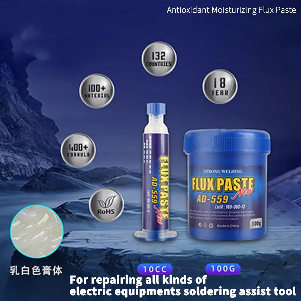 100G MECHANIC Lead-Free Solder Paste Flux AD-223/AD-559 Antioxidant No-clean Welding Flux For Phone PCB PGA SMD Rework Tool