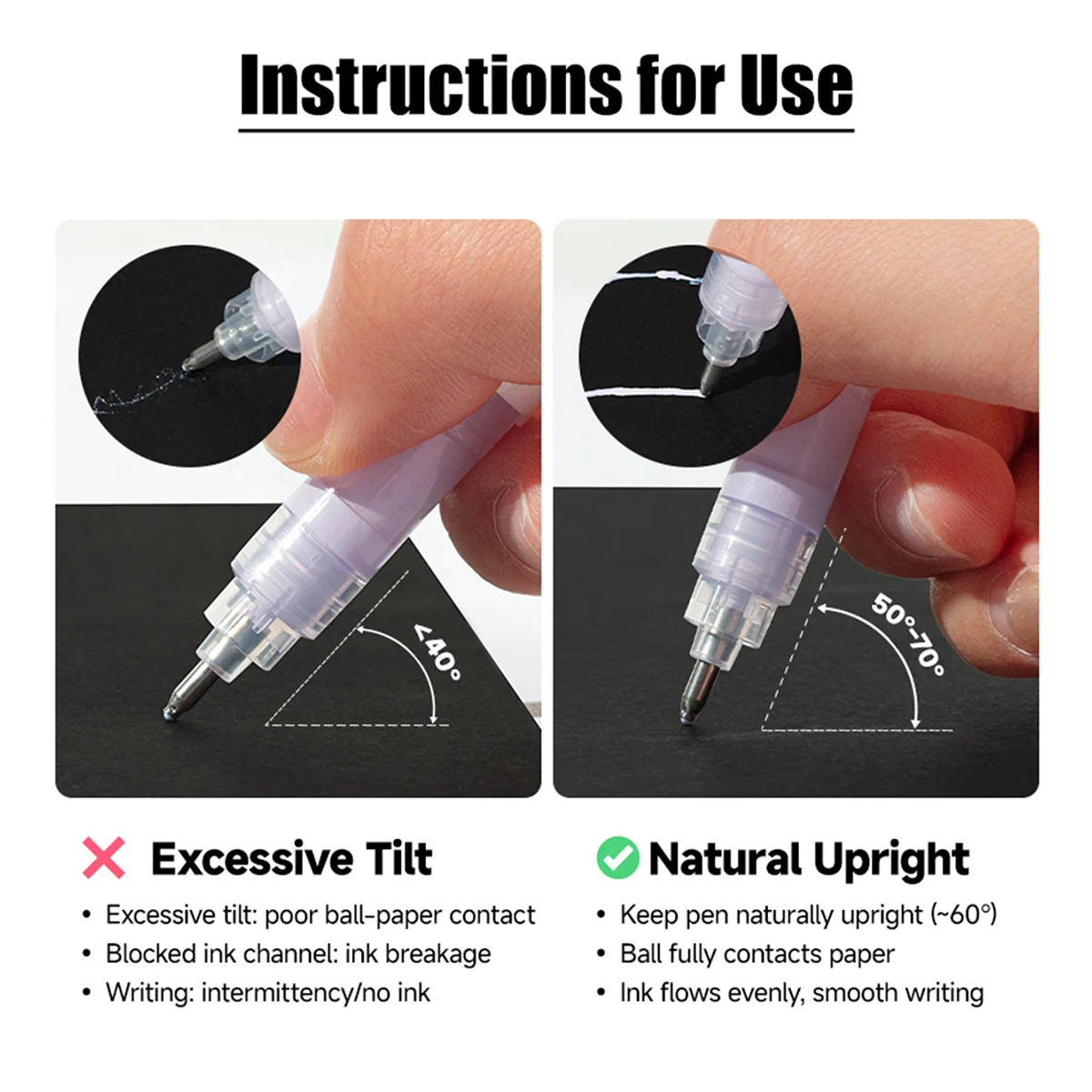 12 色/箱直接液体ハードヘッド高光沢アクリルマーカー、学生のノートの書き込み、DIY の絵画、落書きに適しています