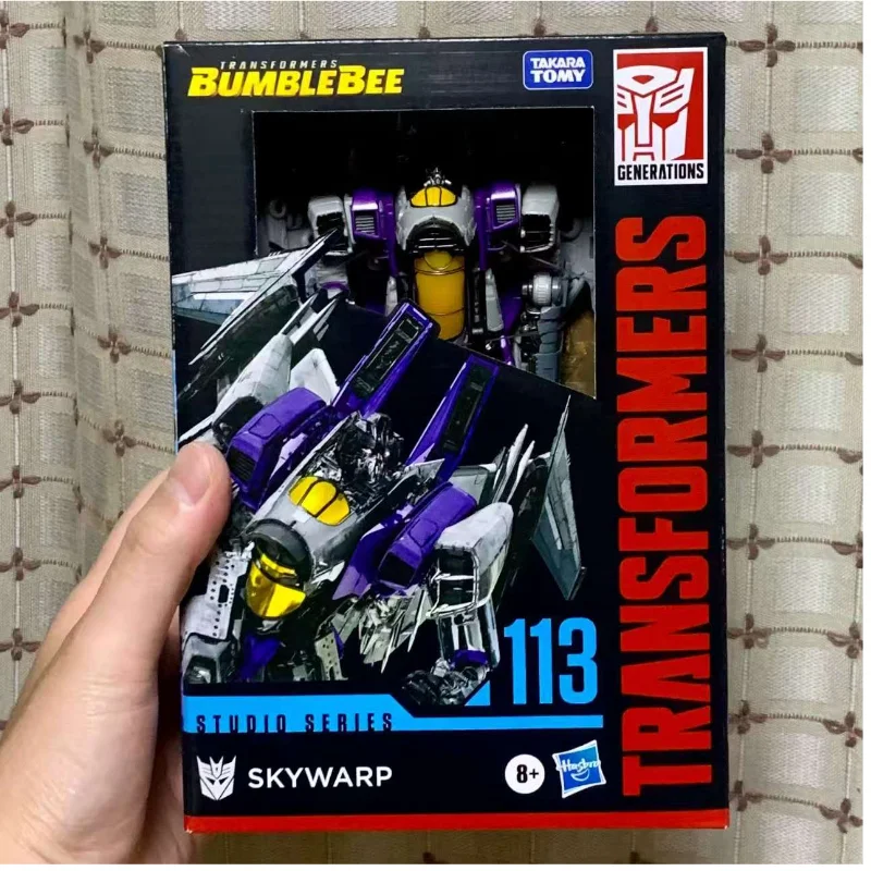 Op voorraad Transformer SS113 Skywarp V-klasse Navigator G1 Geanimeerd speelgoed Garagekit ‌ Kunstspeelgoed Vakantiecadeaus Anime Karakters Studio