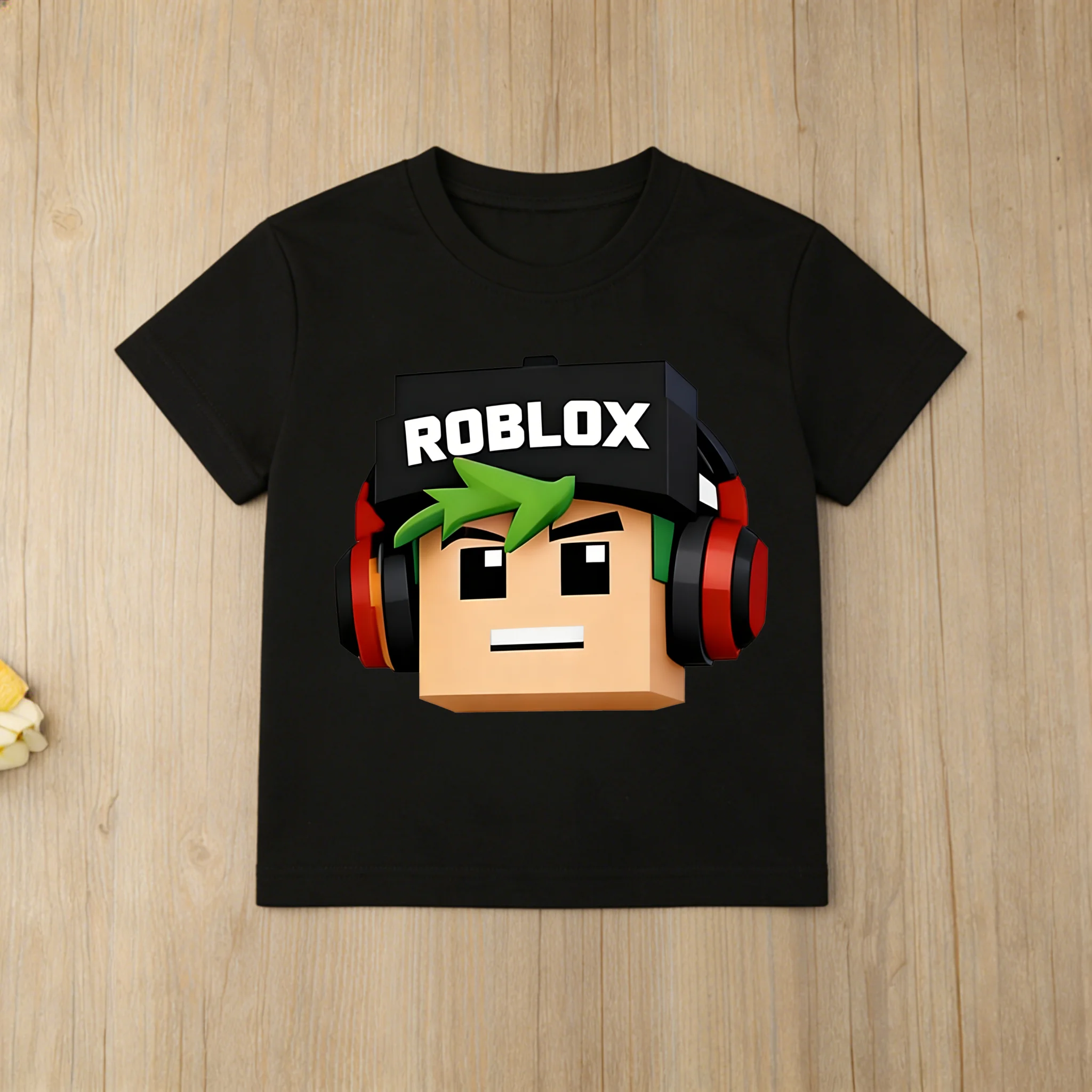 

Roblox Character Skateboard Kids T-Shirt 2026 New Boys Girls Short Sleeve Casual T-Shirt Cotton Tops