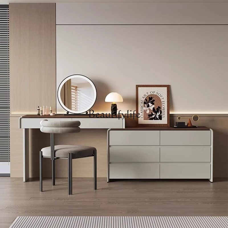 

Italian minimalist dresser chest integrated bedroom simple modern small apartment