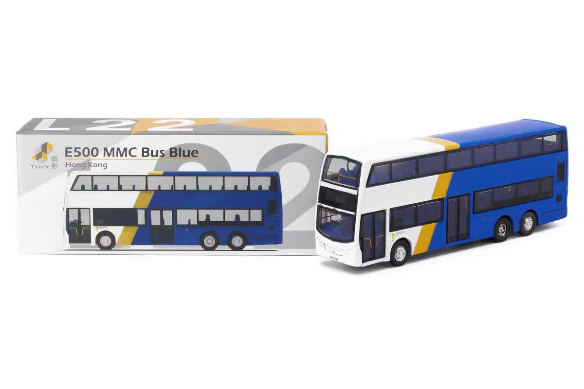 

Крошечные 1/110 L22 E500 MMC Hong Kong Bus литые модели коллекции ограниченный выпуск хобби игрушки