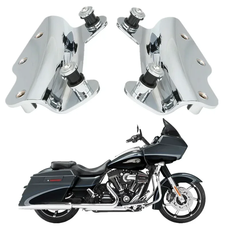 For Harley Touring Street Road Glide 2009-2013 2012 FLHR FLHX Motorbike Acsessories 4 Point Docking Hardware Kit