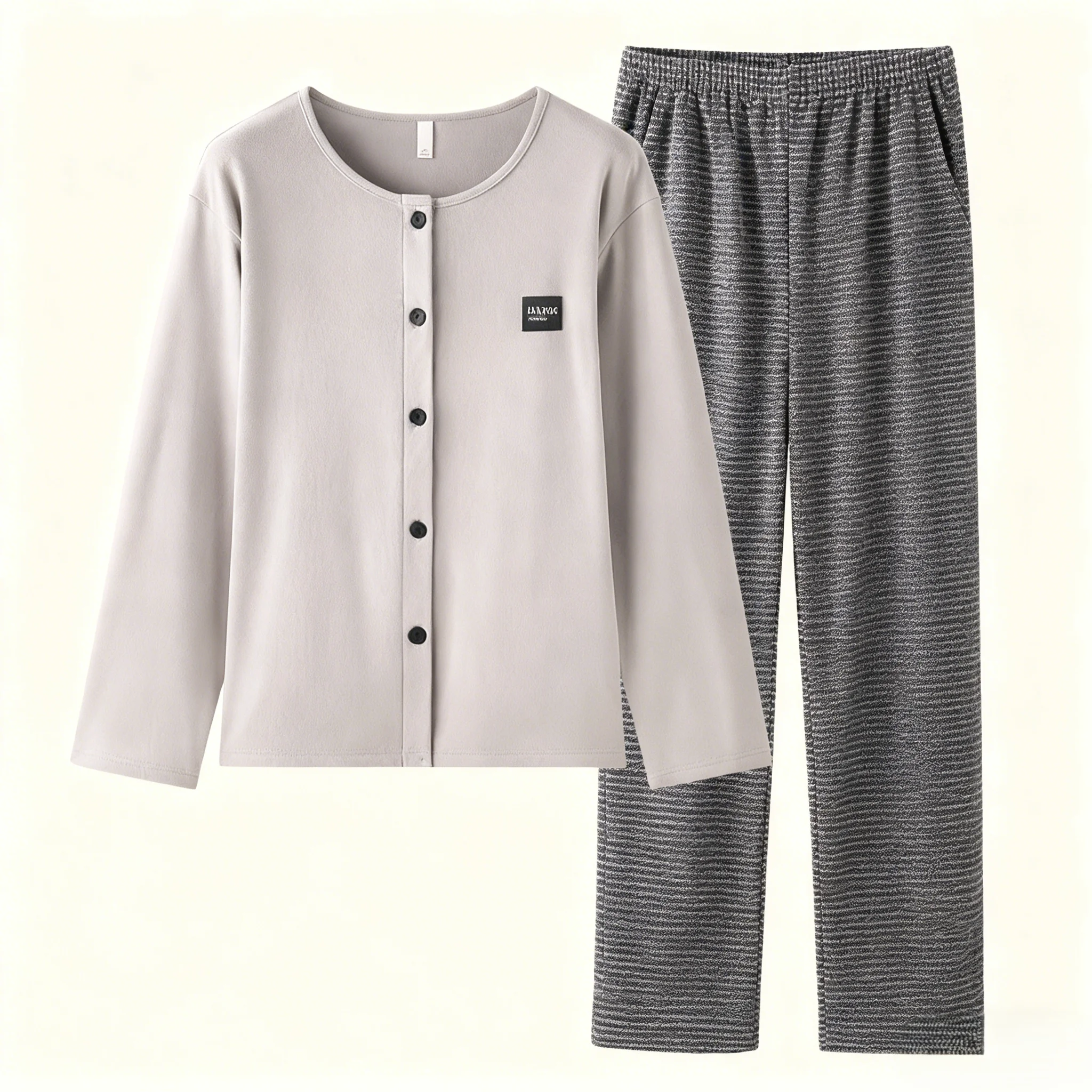 

Pajama Sets Yellow Strips Women Cherry Heart Adorable Cloud Ultra-Thin Hot Fashion Halloween Loose-Fit Colorable Kawaii Funny OL