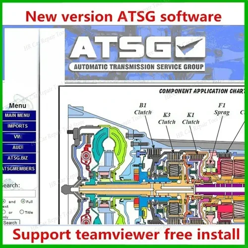 Imagen 1 del producto Software ATSG 2017, transmisión automática, grupo de servicio, reparación, diagnóstico Manual, unidad de herramientas automotrices, detección de fallos