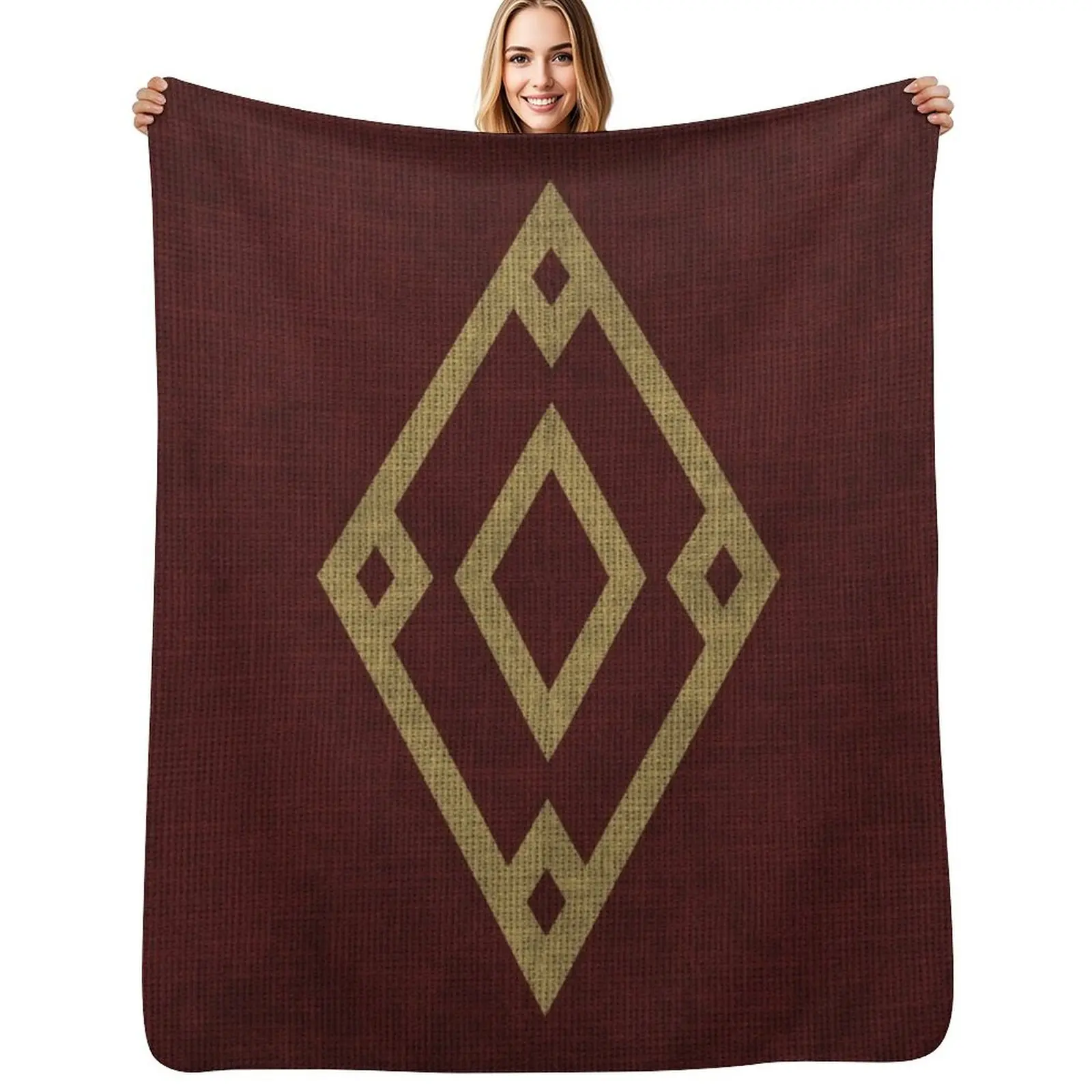 TES Tapestry 16 - Flag of the Imperial city Throw Blanket Warm Extra Large Throw Baby halloween Hair For Sofa Thin Blankets