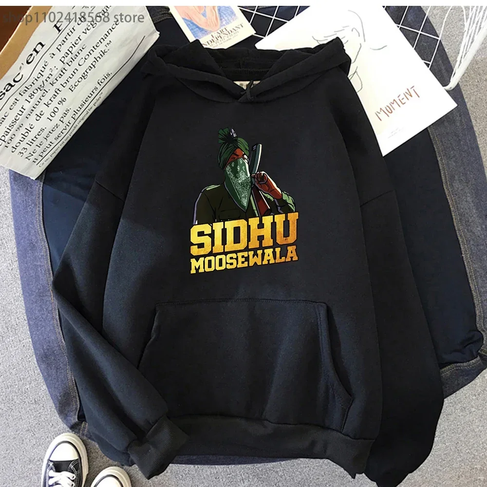 Sidhu Moosewala RIP Hoodie Rapper Sweatshirt Crewneck Long Sleeve Custom Men Hooodies for Woman Clothes Harajuku Male Pullovers