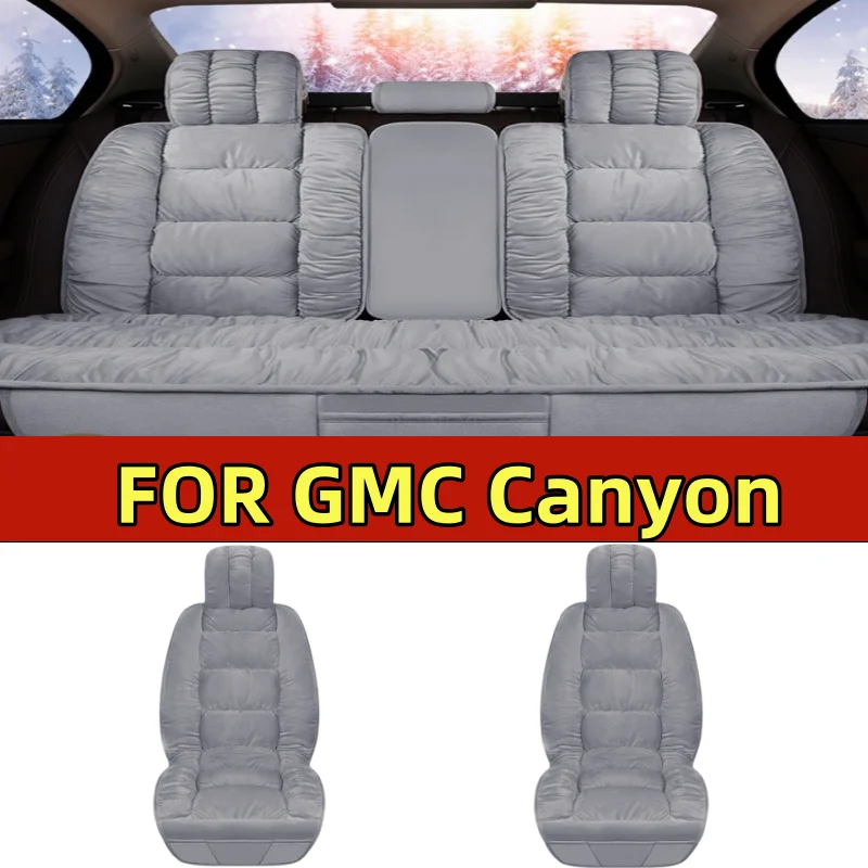 

Чехол на автомобильное сиденье GMC Canyon для зимы, утолщенный короткий плюшевый теплый мягкий удобный плюшевый чехол с полной оберткой, новый чехол на сиденье