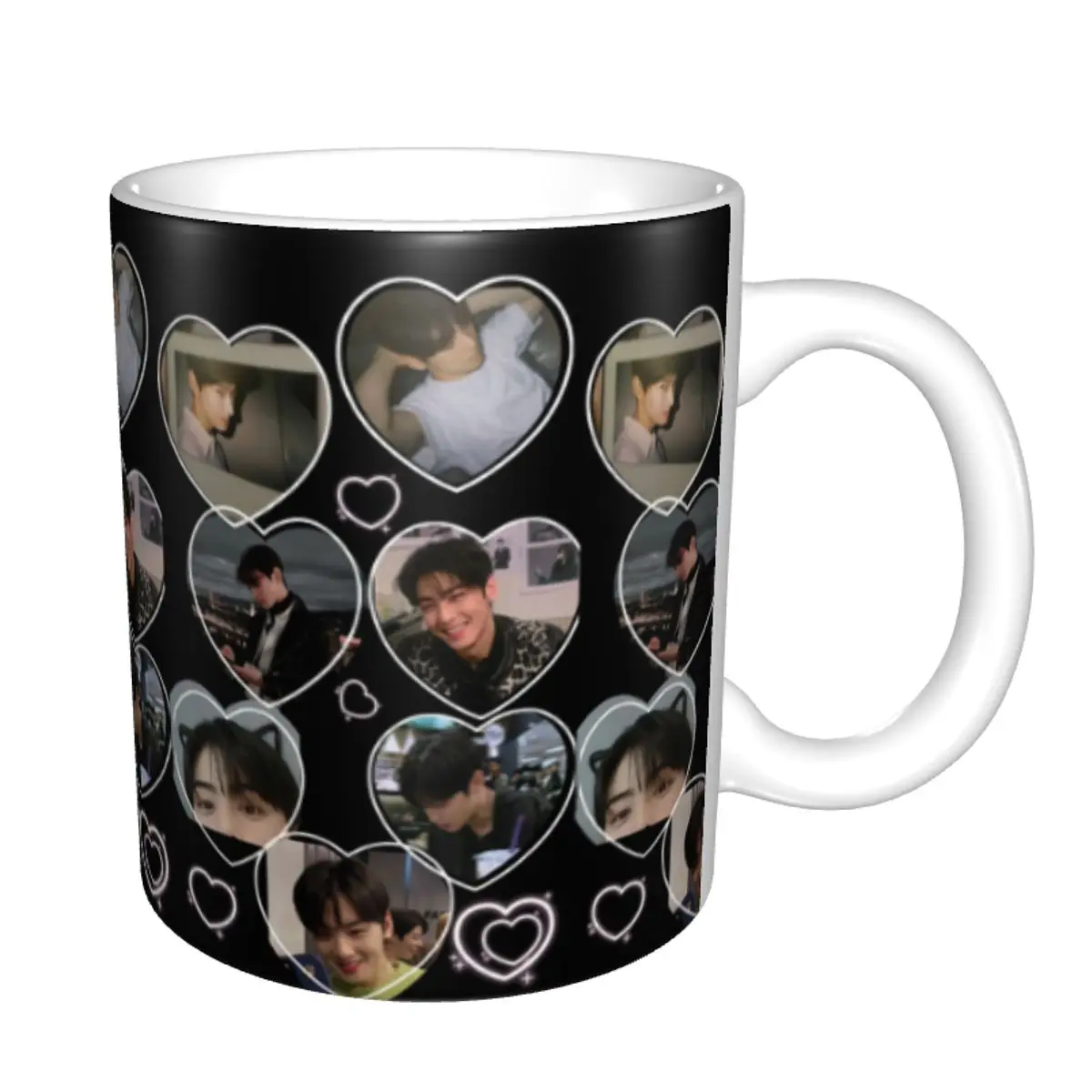Customized Cha-A Singer Eun Woos Coffee Mug DIY Kpop Star Ceramic Mug Cup Creative Present