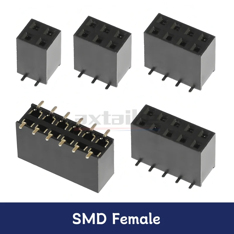 2.54mm 1x40 Pin Male & Female Header Connectors – Straight, 40P Single Row, Pack Of 20 2.54mm Header Pins 2.54mm 1x40 Pin Male & Female Header Connectors – Straight, 40P Single Row, Pack Of 20 2.54mm Header Pins