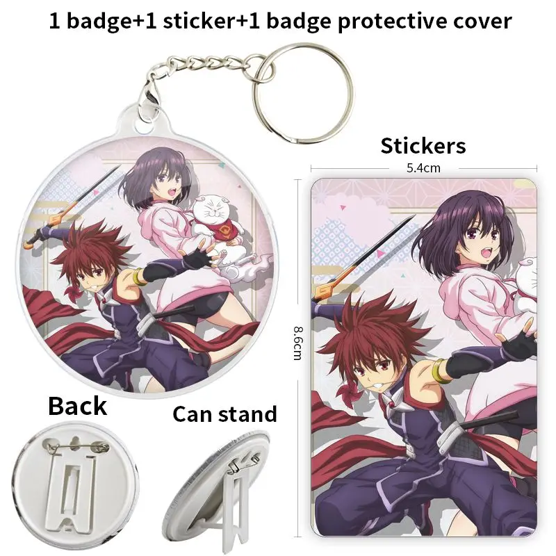 Kazamaki Matsuri Kanade Suzu Anime Charakter Soft Button Abzeichen Brosche Anker Peripheriegeräte Pin Metall Schüler Anhänger Hut Cosplay