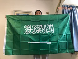 SKY FLAG Saudi Arabia flag 90*150cm  Hanging Polyester Saudi Arabia National flag Banner For Decoration