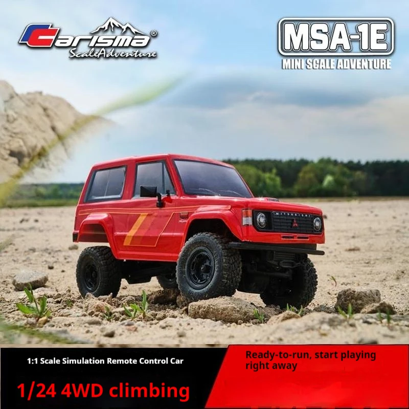 

Carisma 1/24 Remote Control Car Climbing Slow Climbing Car Four-Wheel Drive Car Off-Road Vehicle Model Car Simulation Car