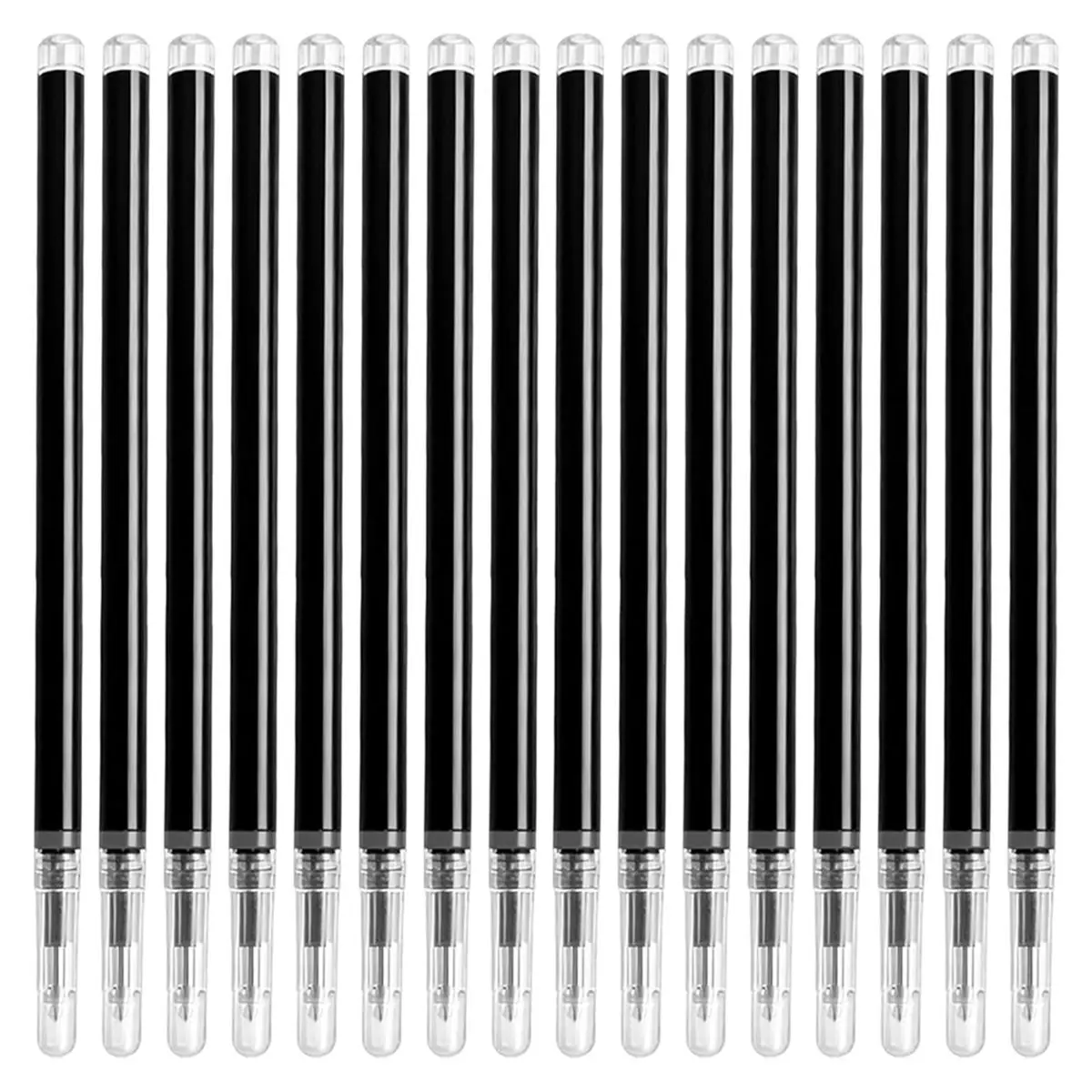 【New User-Coupon!】16-Pack Erasable Pen Refills, Black Gel Ink, 0.7mm Fine Tip, Compatible with , Ideal for School and