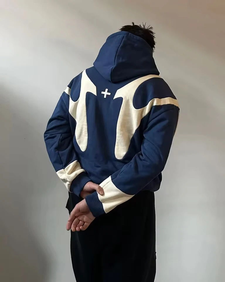 

Streetwear Y2K Zip Up Hoodie Men Women New Style Gothic Long Sleeve Sweatshirt Harajuku Hop Oversized Hoodie Clothes