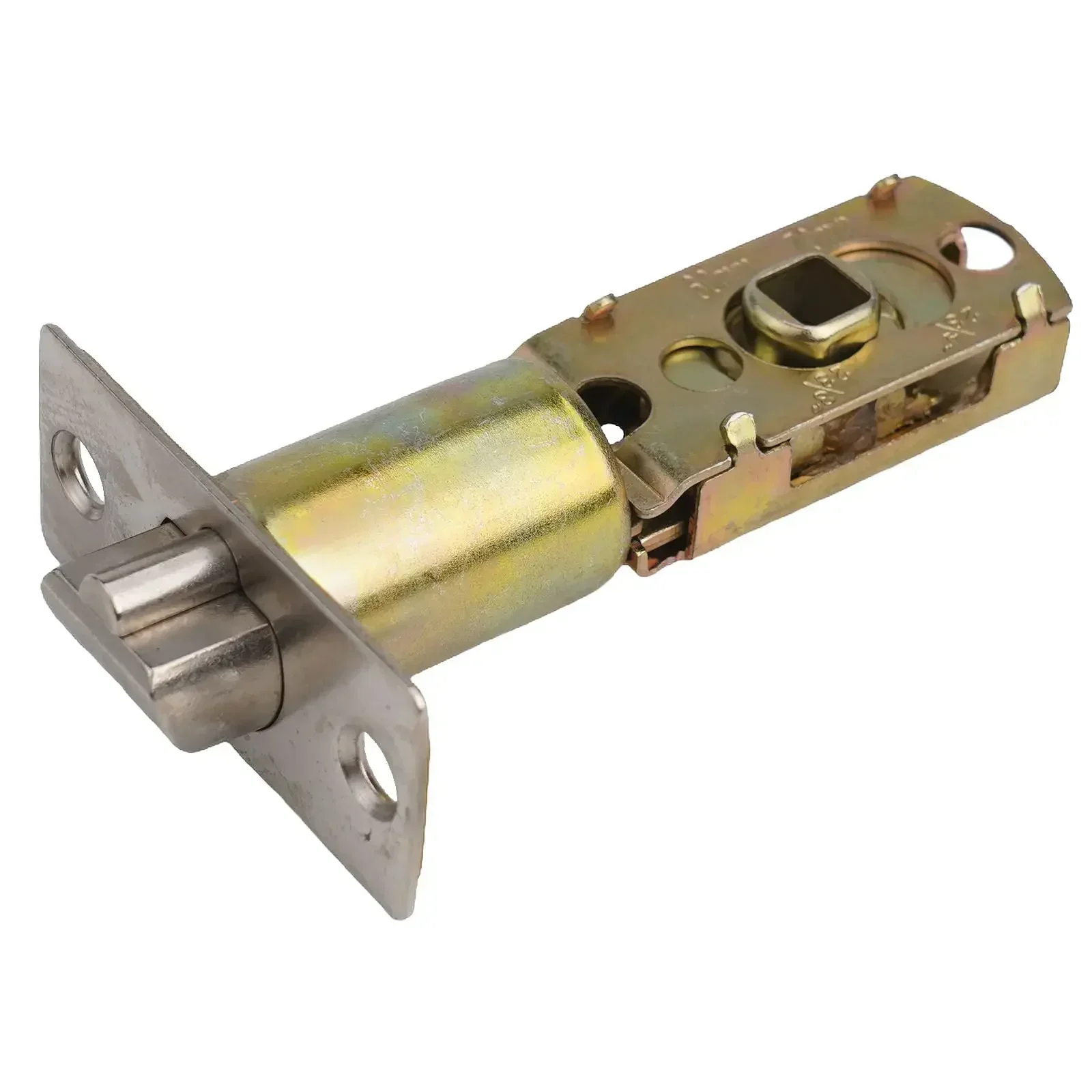

Practical Lock Latch Door Lock 304 Stainless Steel Three-bar Type Ball Lock Tongue Bathroom Privacy Lock Passage Latch Lockbody