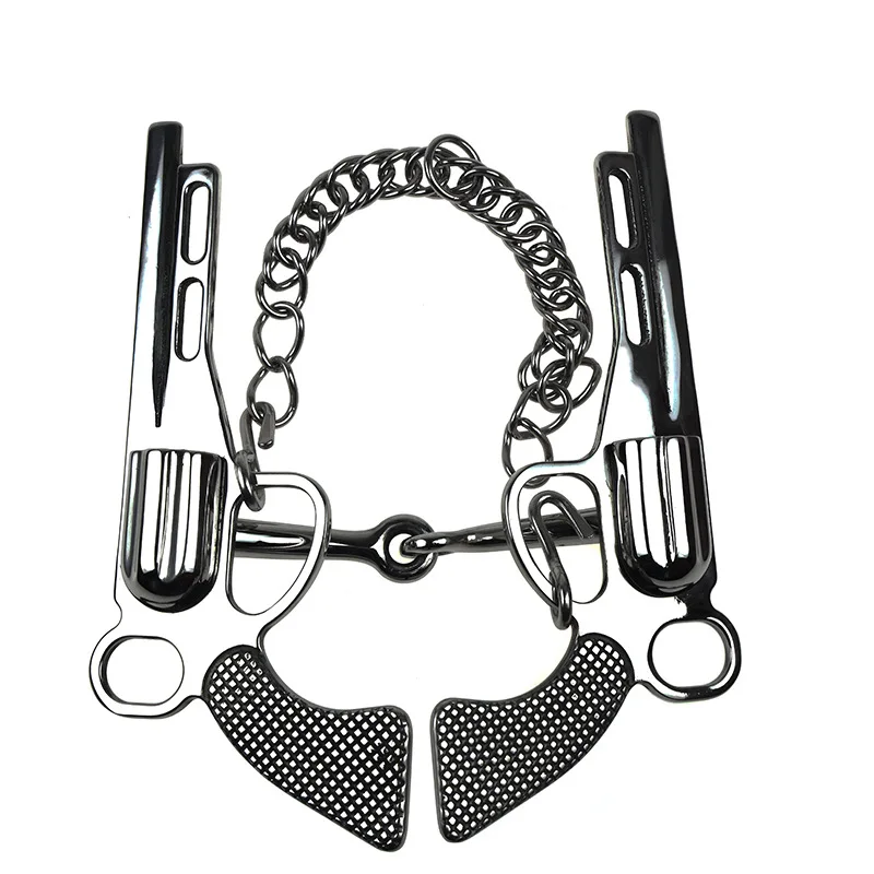 Cadena de gancho para cinturón de acero inoxidable tipo boca de caballo, no se oxida ni se suelta, longitud de 125 mm