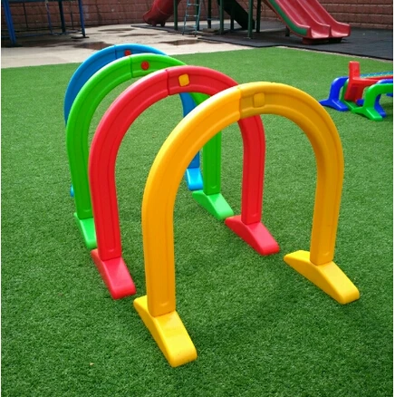 Kindergarten hurdle children's drill cave arch door plastic drill hole kindergarten drill circle sports activity equipment toys