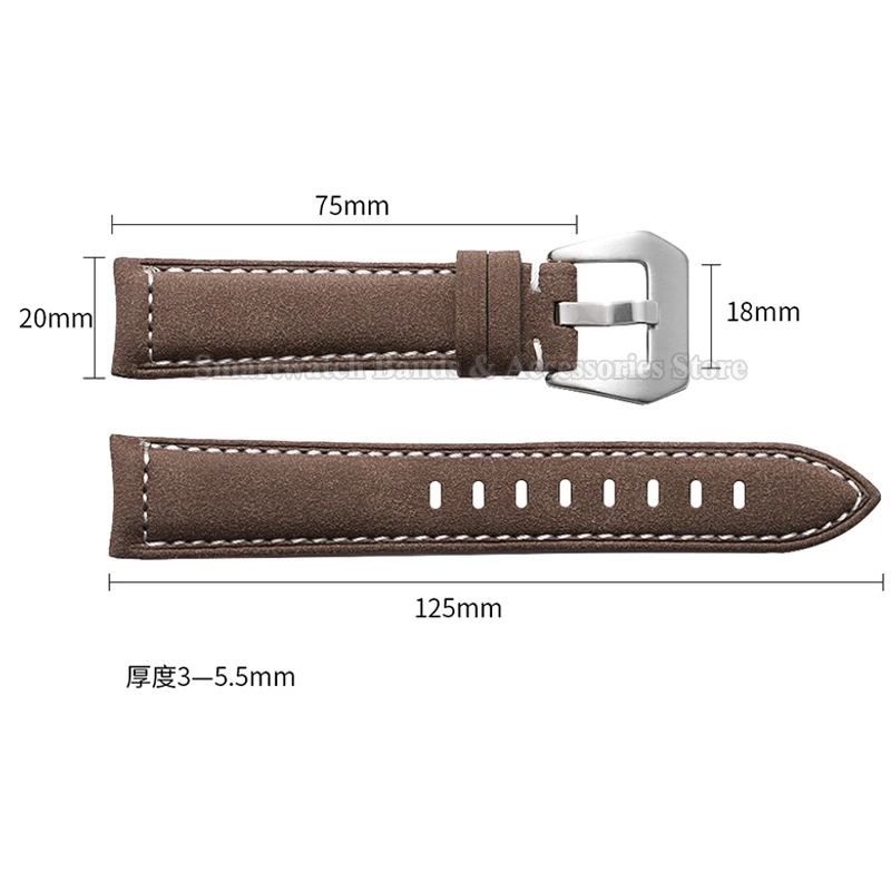 18 مللي متر 20 مللي متر 22 مللي متر 24 مللي متر جلد البقر حزام ساعة اليد ل أوميغا ل بانيراي نحى الجلود سوار معدني دبوس مشبك العصابات المعصم العالمية